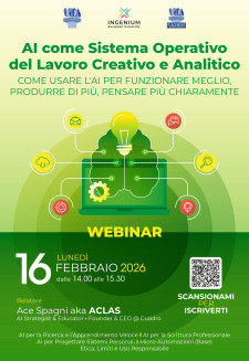Locandina Locandina Webinar AI 16 feb